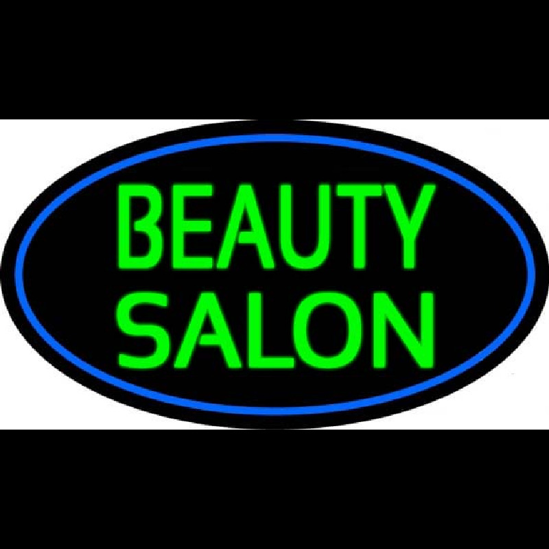 Green Beauty Salon Neonskylt