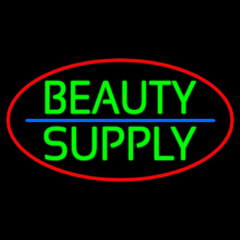 Green Beauty Supply Neonskylt