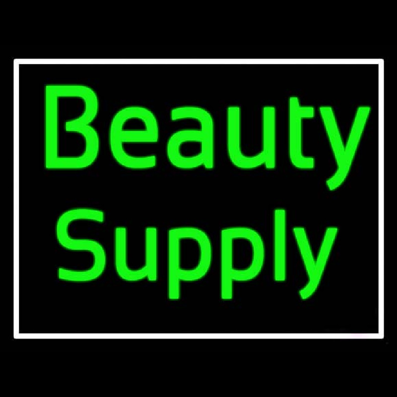 Green Beauty Supply Neonskylt