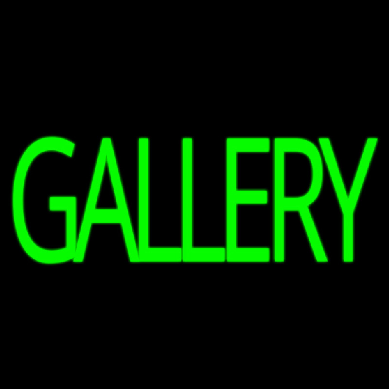 Green Gallery Neonskylt