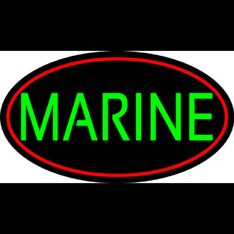 Green Marine Neonskylt