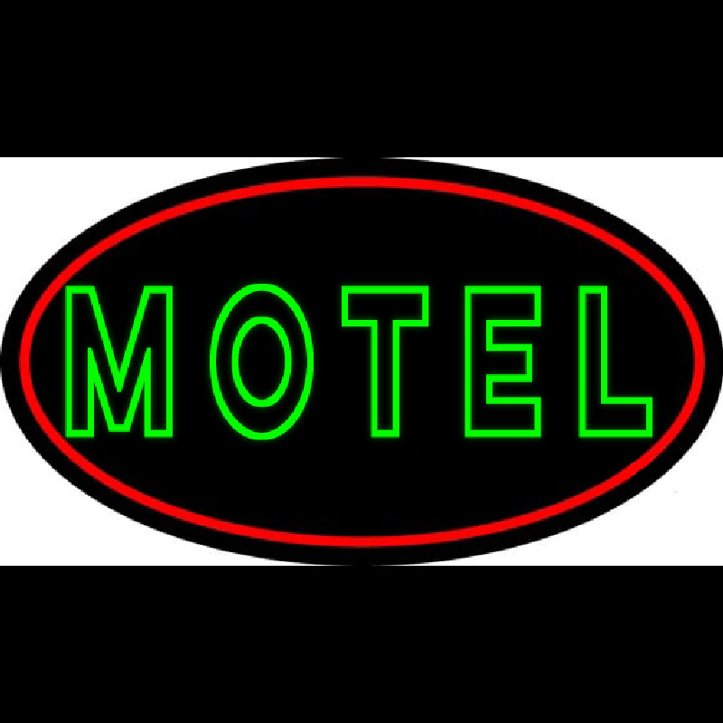 Green Motel Neonskylt