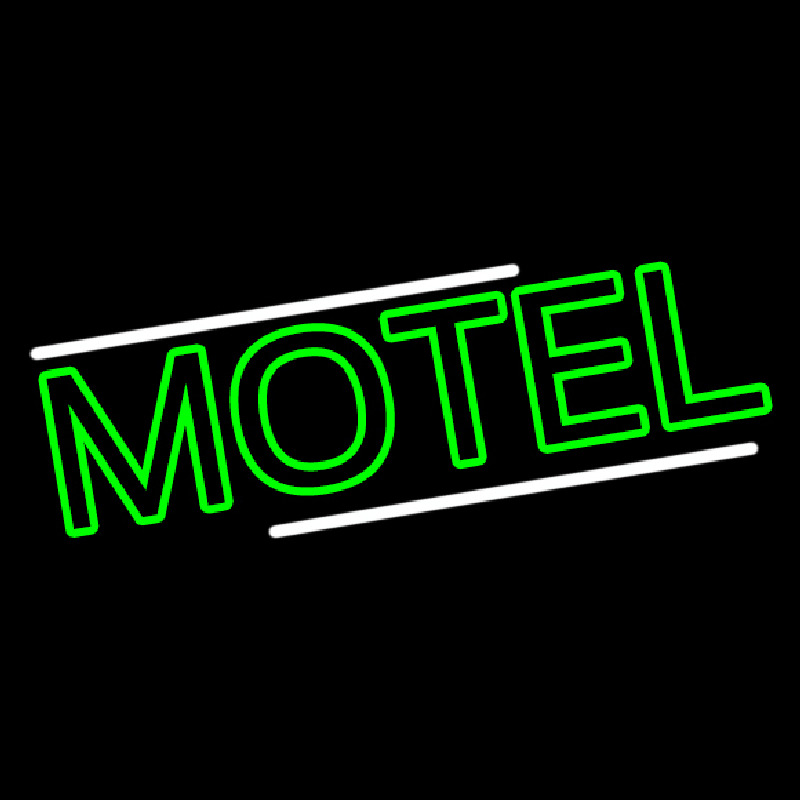 Green Motel Neonskylt