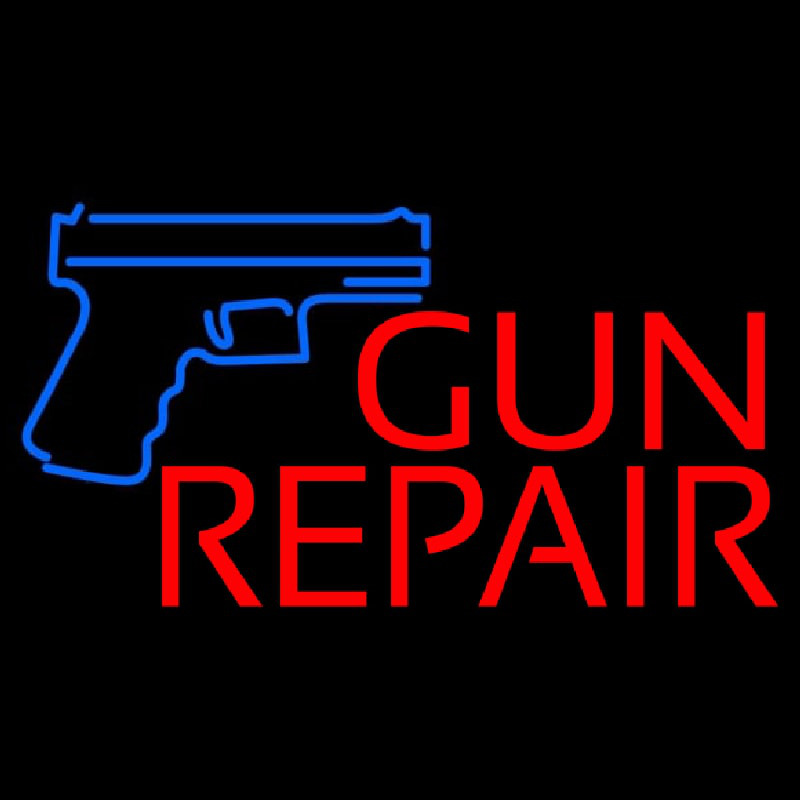 Gun Repair Neonskylt