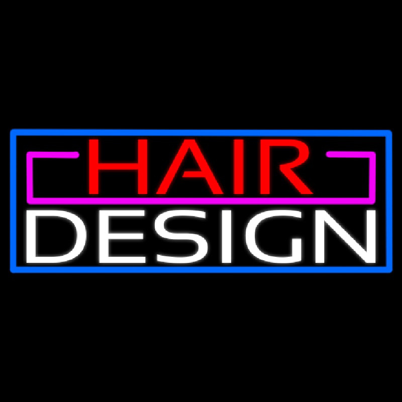 Hair Design Neonskylt