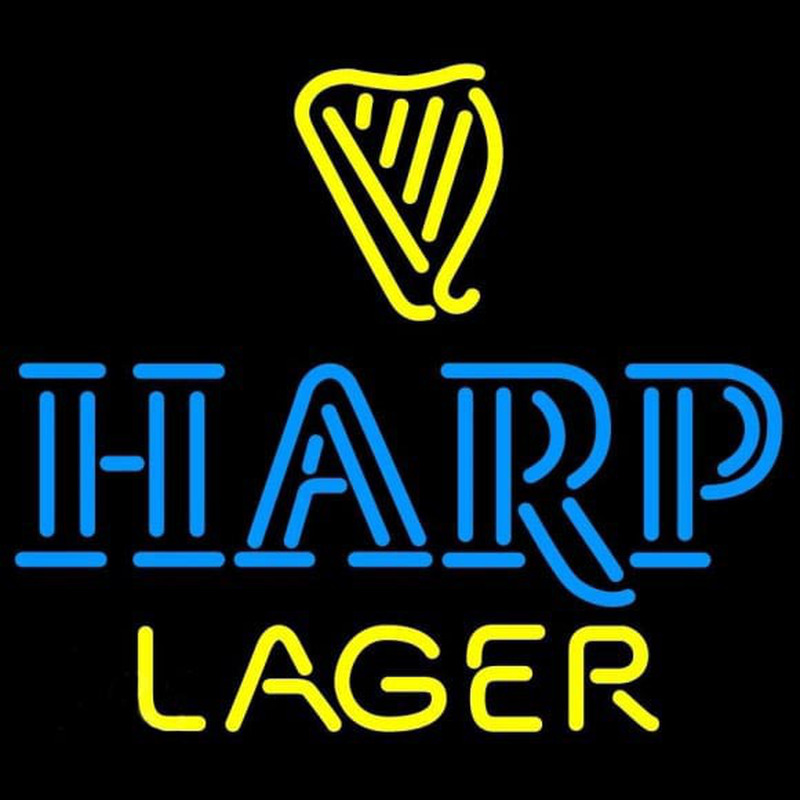 Harp Lager 2 with Harp Neonskylt