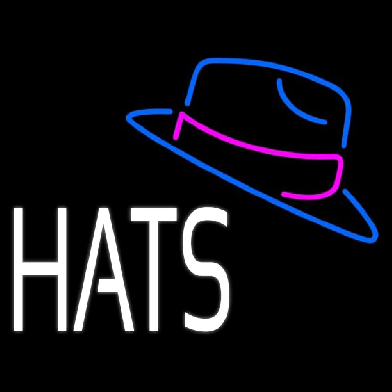 Hats With Logo Neonskylt