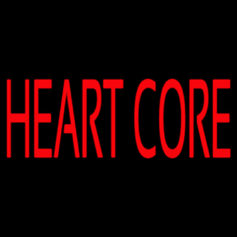 Heart Core Neonskylt