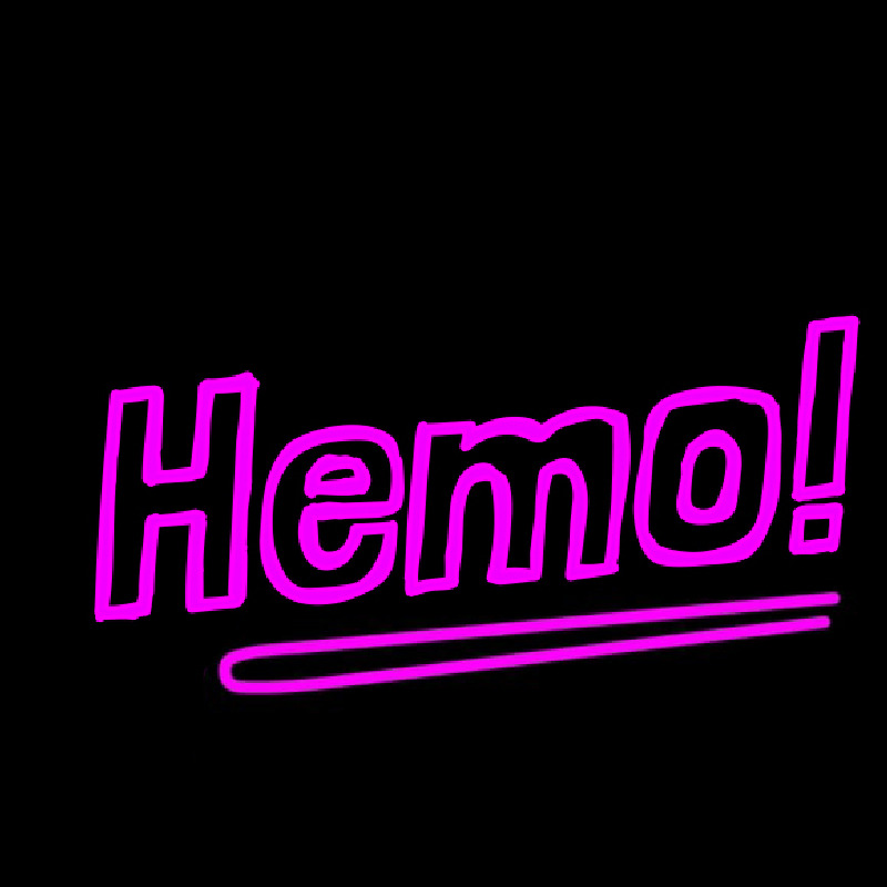 Hemo Neonskylt