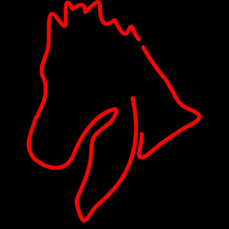 Horse Head Neonskylt