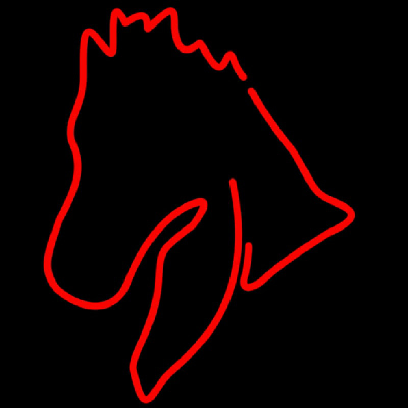 Horse Head Neonskylt