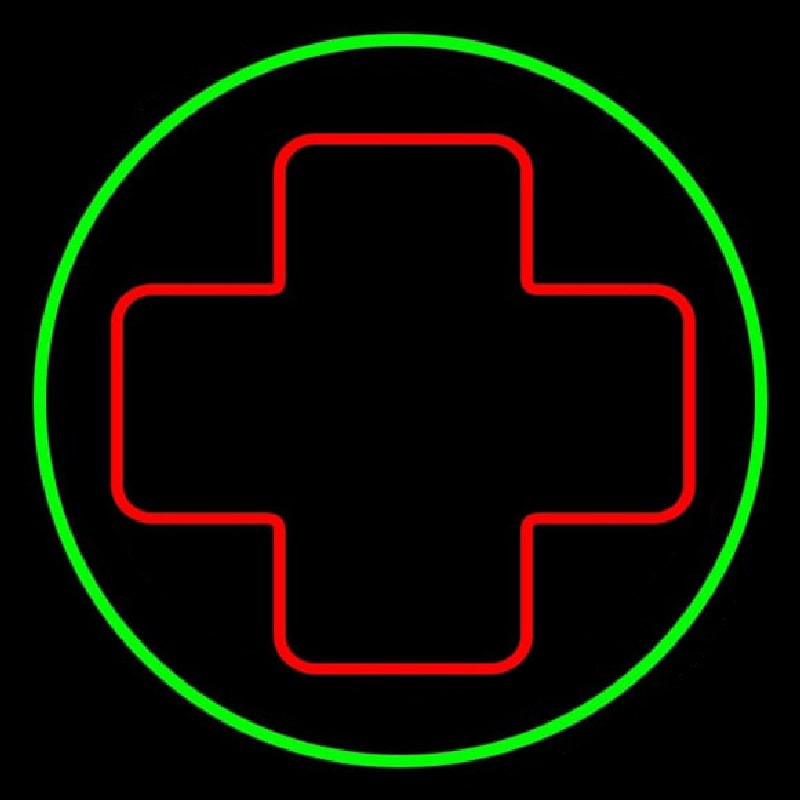 Hospital Plus Logo 2 Neonskylt