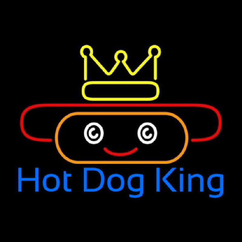 Hot Dog King Neonskylt