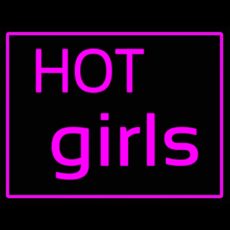 Hot Girls Border Neonskylt