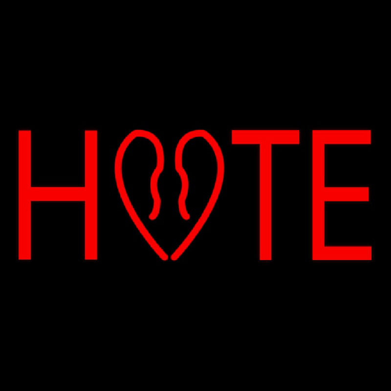 Hote Red Neonskylt