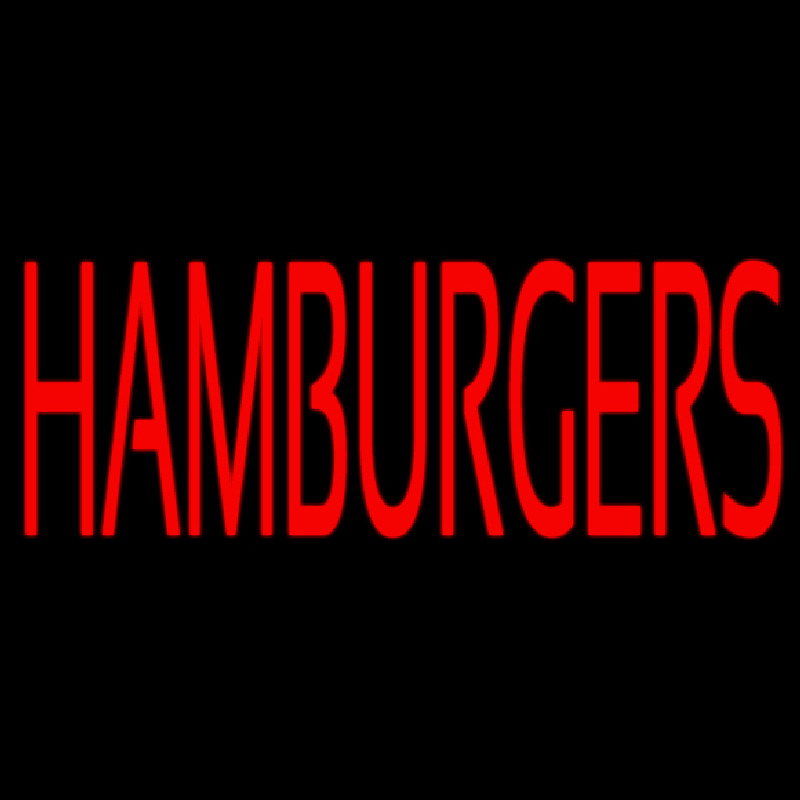 Humburgers 1 Neonskylt