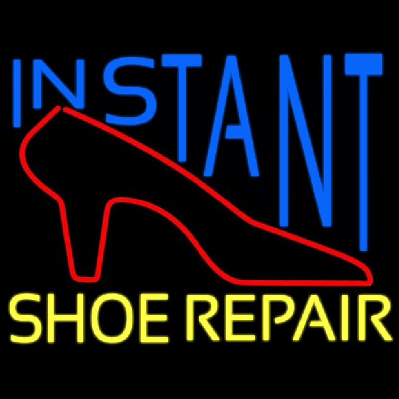 Instant Shoe Repair Neonskylt