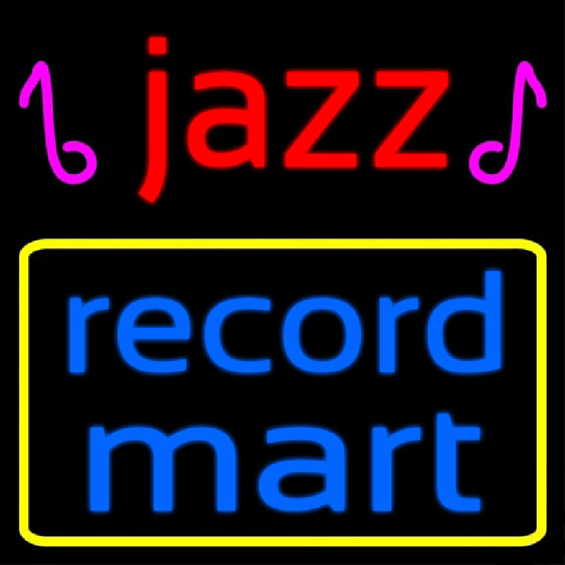 Jazz Record Mart 1 Neonskylt