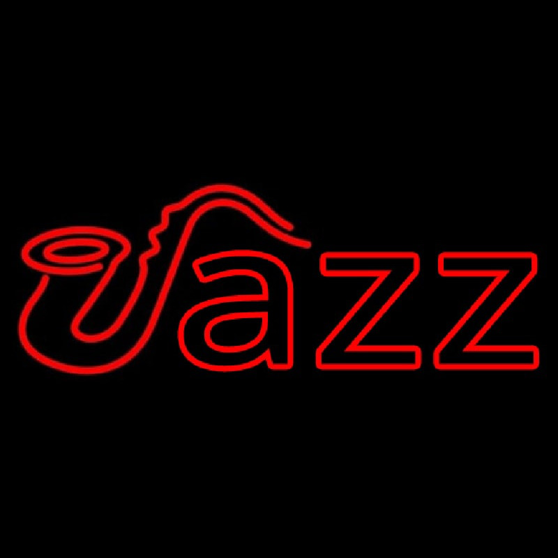 Jazz Red 3 Neonskylt