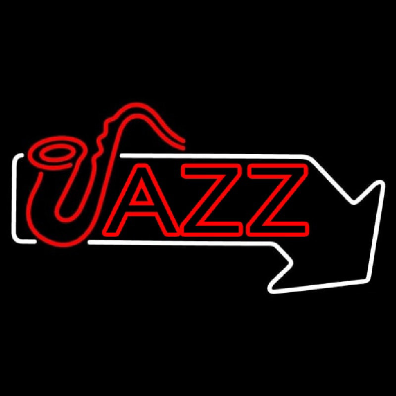 Jazz Red Neonskylt