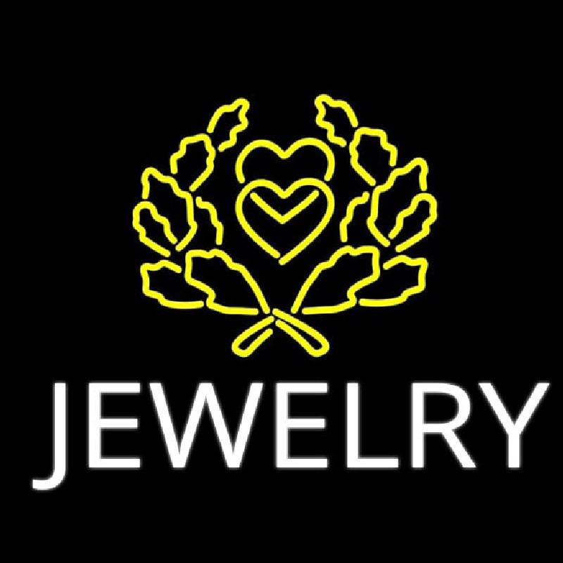 Jewelry Block Logo Neonskylt