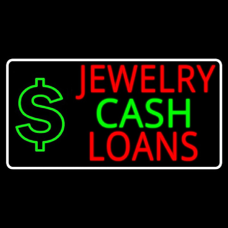 Jewelry Cash Loans Neonskylt