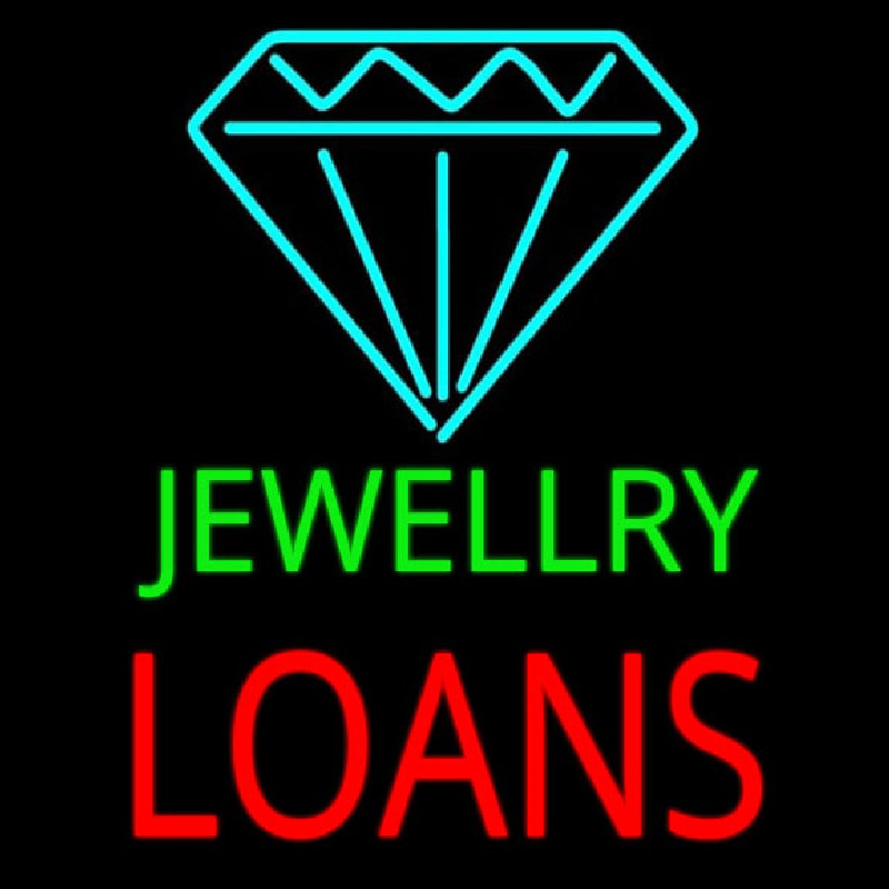 Jewelry Loans Neonskylt