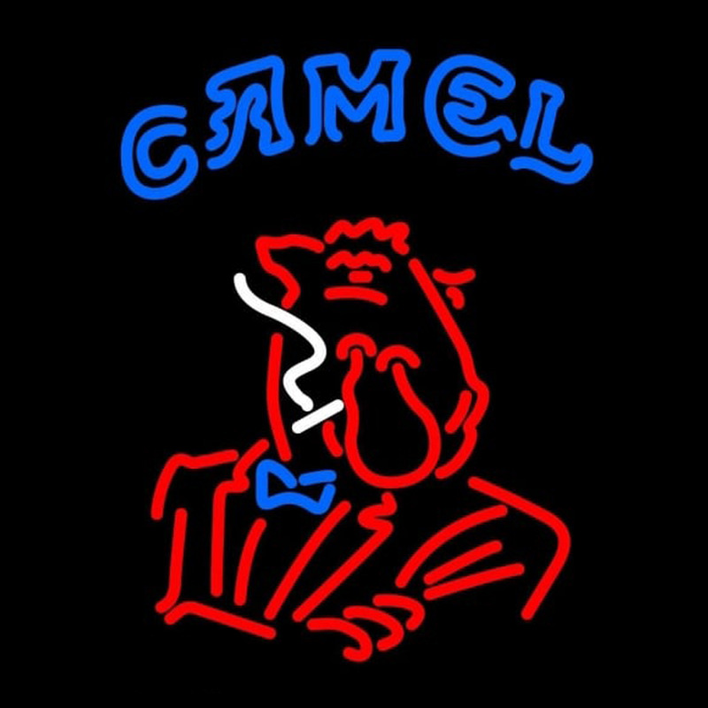 Joe Camel Red Logo Neonskylt