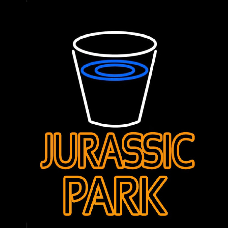 Jurassic Park Neonskylt