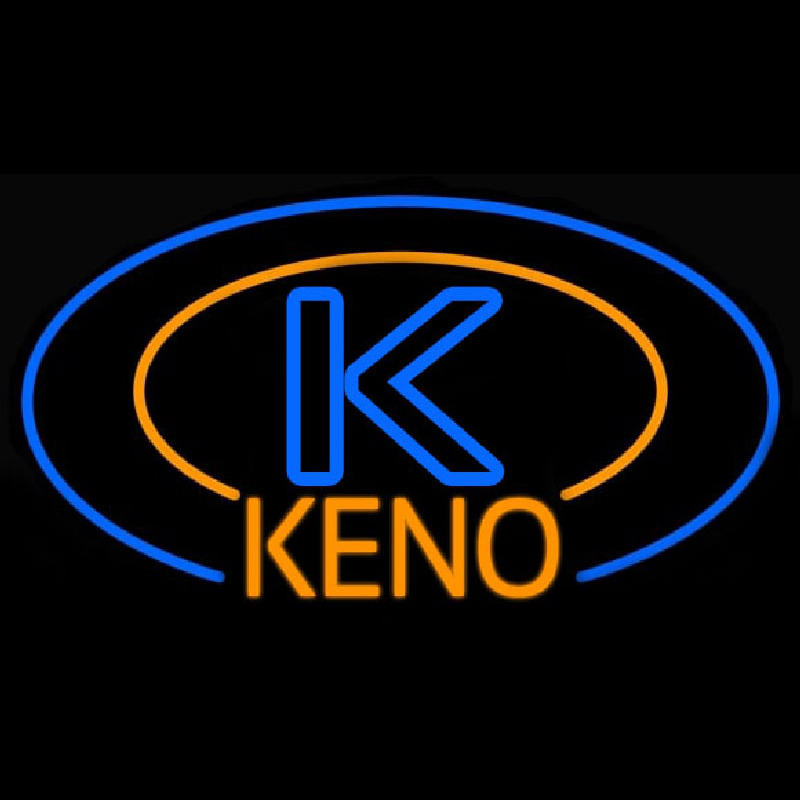 K Keno 2 Neonskylt