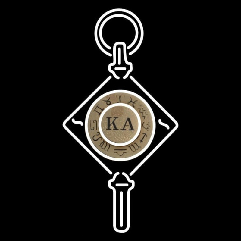 Kappa Alpha Society Chapters Logo Neonskylt