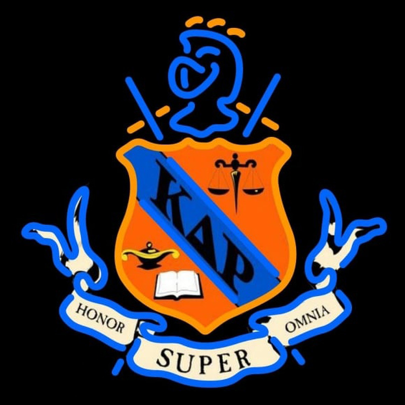 Kappa Delta Rho Chapters Logo Neonskylt