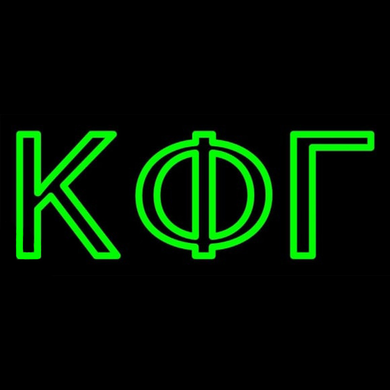 Kappa Phi Gamma Neonskylt