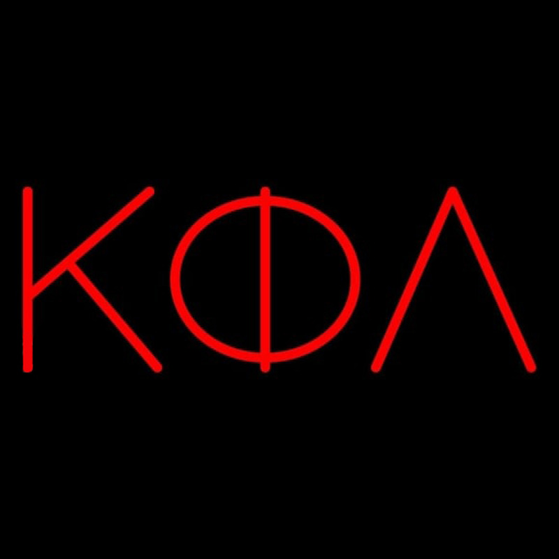 Kappa Phi Lambda Neonskylt