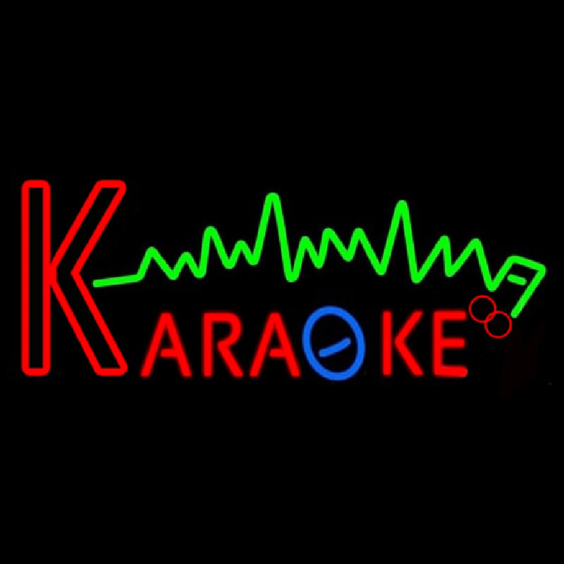 Karaoke Music Note 2 Neonskylt