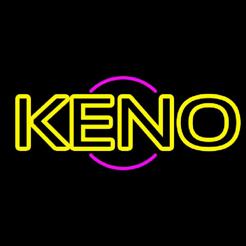 Keno With Ball 1 Neonskylt