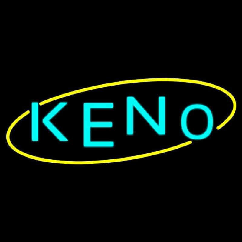 Keno With Oval 1 Neonskylt