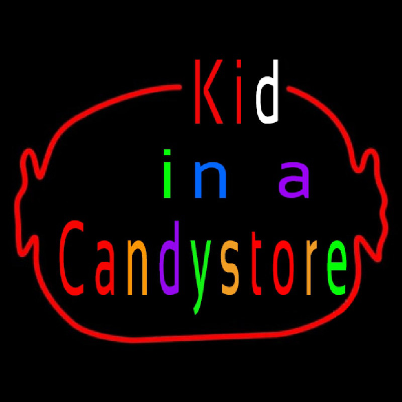 Kid In A Candy Store Neonskylt