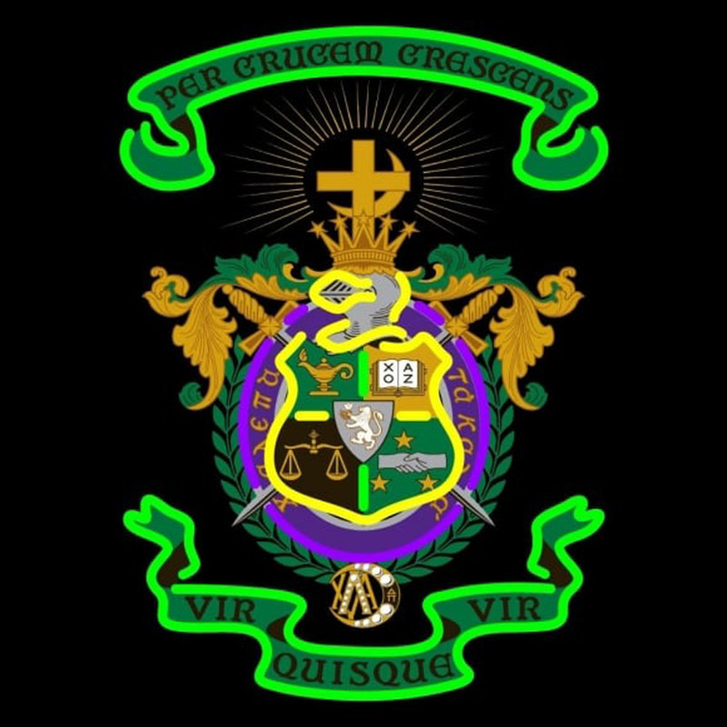 Lambda Chi Alpha Chapters Logo Neonskylt