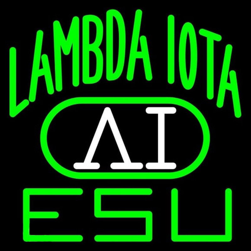 Lambda Iota Logo Neonskylt