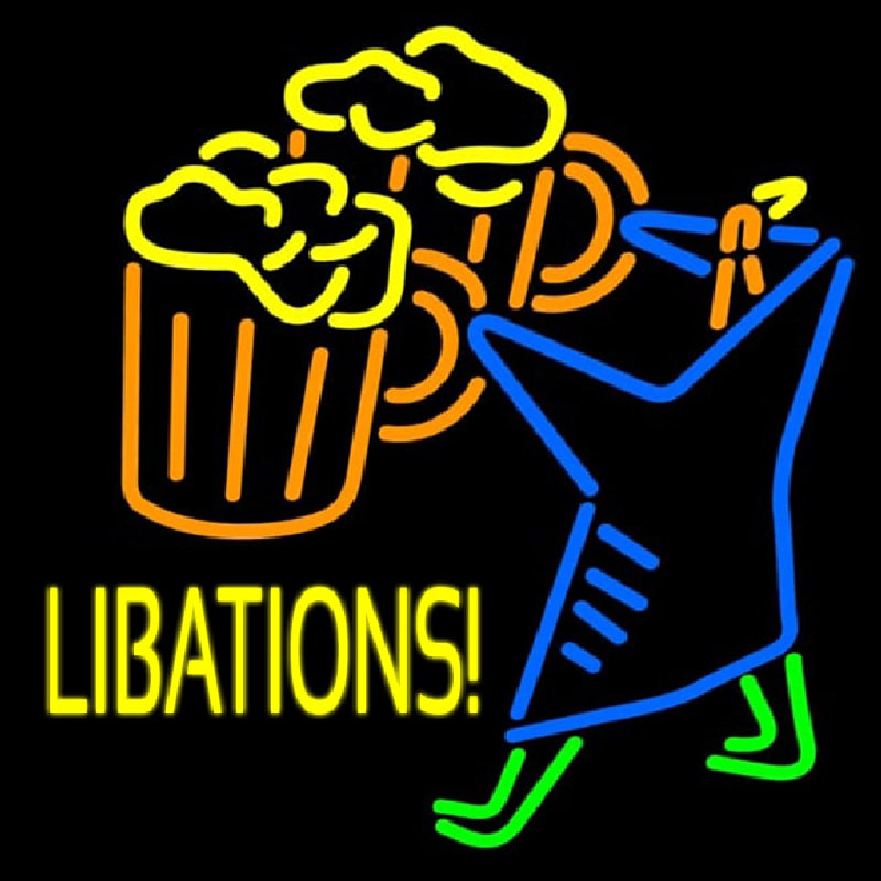 Libations Neonskylt