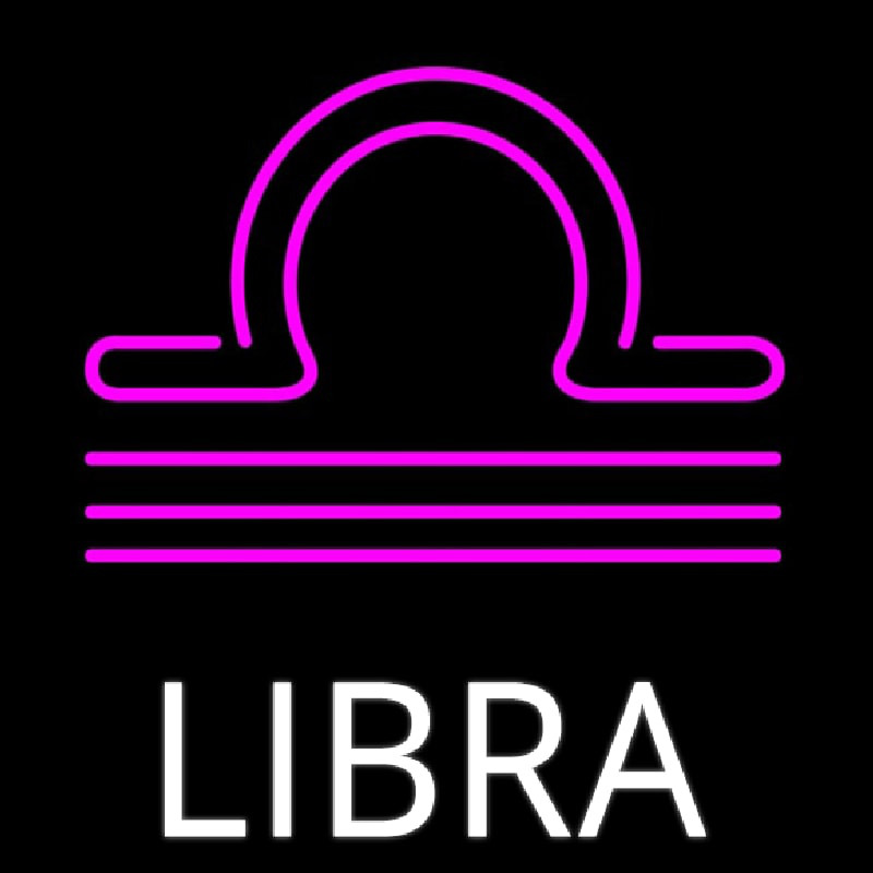 Libra Icon Neonskylt