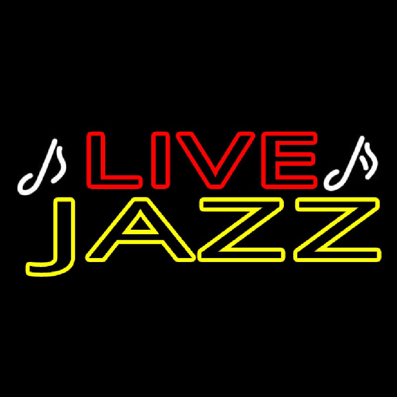 Live Jazz 1 Neonskylt