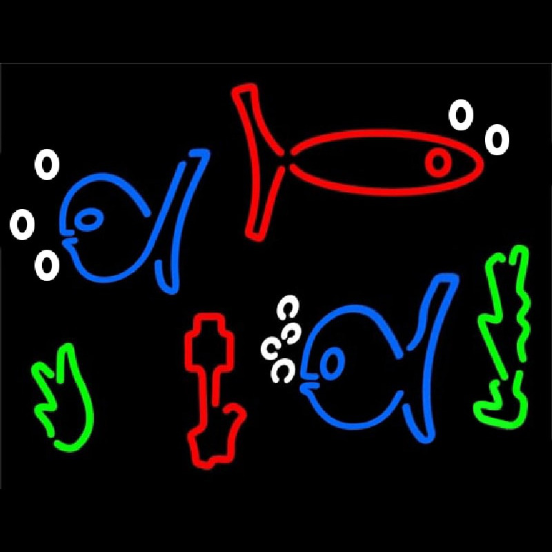 Logo Fish Neonskylt