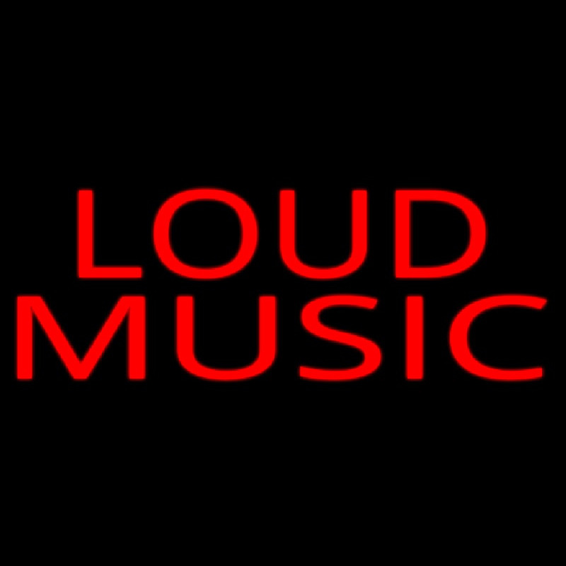 Loud Music 2 Neonskylt