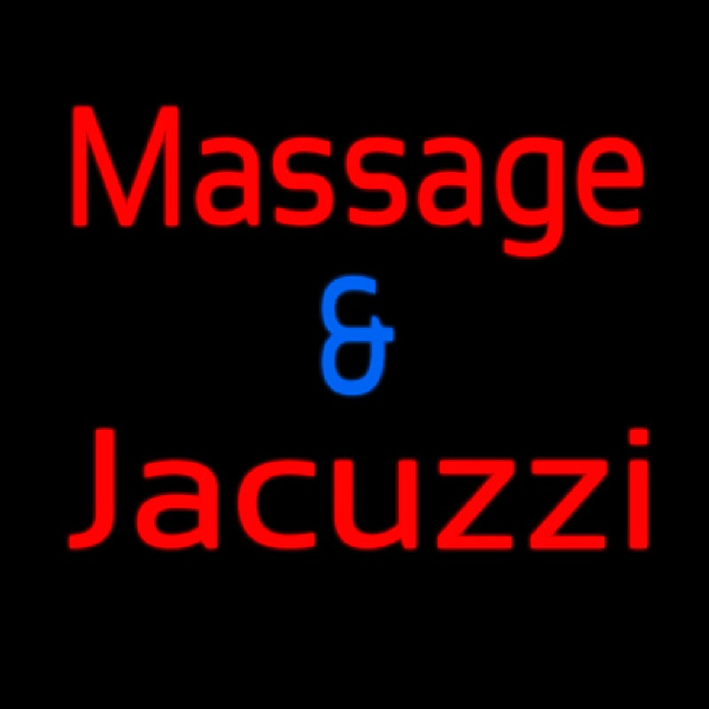 Massage And Jacuzzi Neo Sign Neonskylt