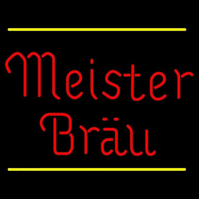 Meister Brau Logo Neonskylt