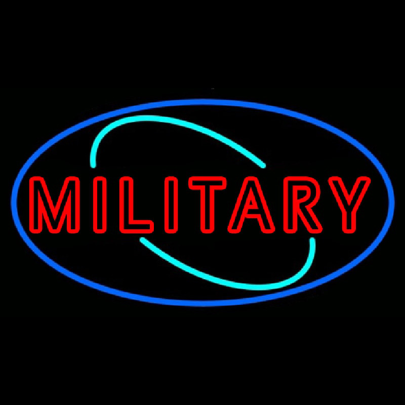 Military Neonskylt