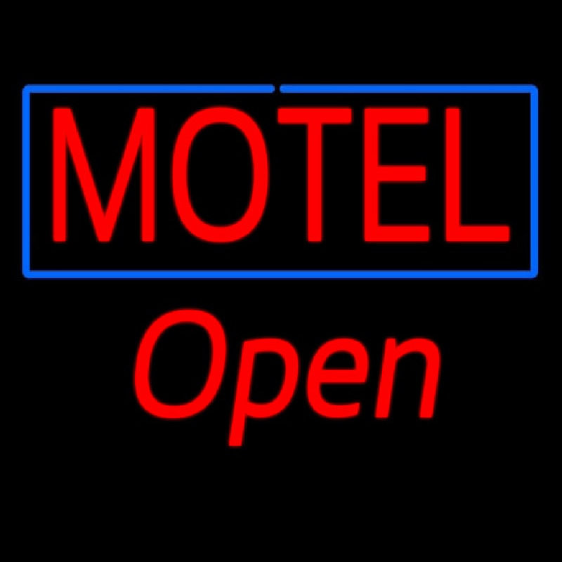 Motel Open Neonskylt