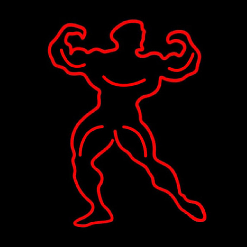 Muscle Man Neonskylt